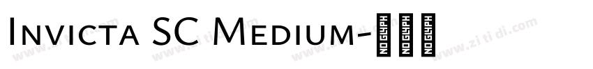 Invicta SC Medium字体转换